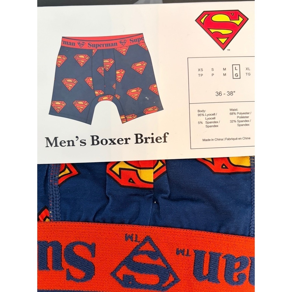 Men's Fun Boxer Brief - Superman - L